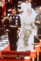 英国のチャールズ皇太子、ダイアナさんと結婚