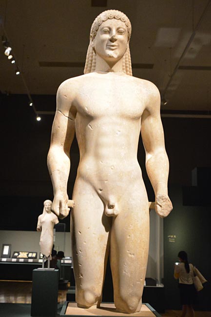 定番最新作古代ギリシアの彫刻 　クーロス像　男性像青年裸身立像インテリア置物装飾品青年裸身立像彫像洋風オブジェ裸像ヌード裸体古代文明レプリカ 西洋彫刻