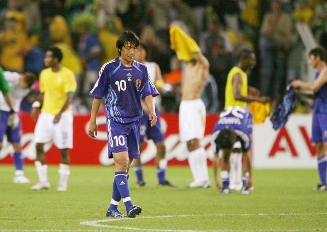 Ｗ杯サッカー１次リーグ、ブラジル…：日本が誇るレフティー・中村俊輔
