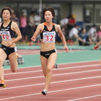 ２０１１年陸上日本選手権の女子１００メ…：陸上女子短距離 市川華菜