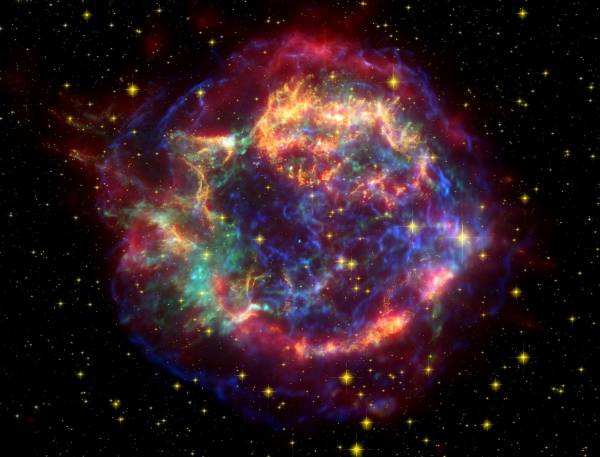 ◎超新星残骸「カシオペヤＡ」 国立…：宇宙の神秘 コズミックフォト 