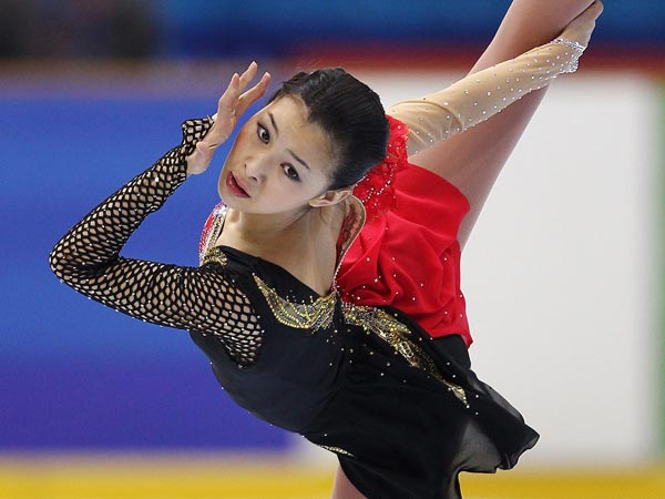 冬季アジア大会・フィギュアスケート女子フリーで演技す…：村上佳菜子 写真特集：時事ドットコム