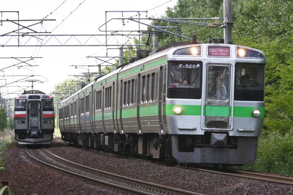 ７２１系近郊形電車 千歳線で７…：日本鉄道車両集 第1巻（北海道 