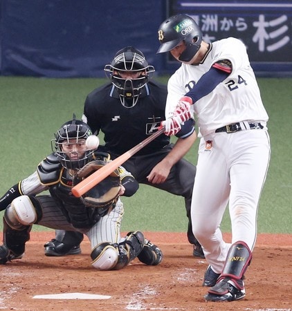 オリックスの紅林、試合動かす プロ野球・日本シリーズ：時事ドットコム