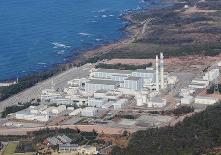 北陸電力志賀原発＝２日、石川県志賀町